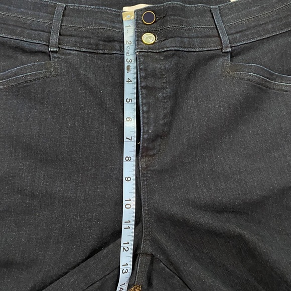 Loft Jeans, NWT, Mid-Rise, Ankle Length, Dark Wash - Picture 6 of 8